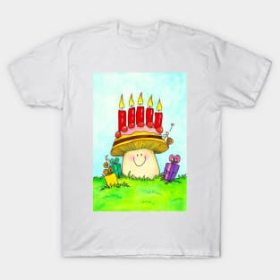 Happy Birthday Mushroom T-Shirt